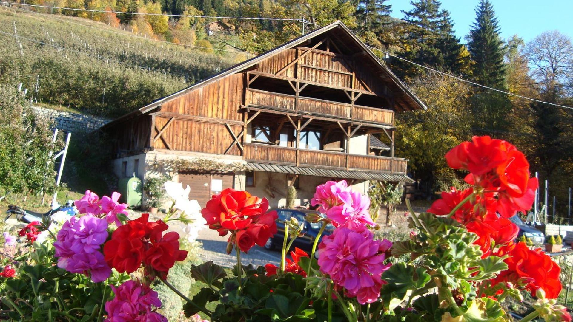 Zimmervermietung Groeberhof Schenna Buitenkant foto